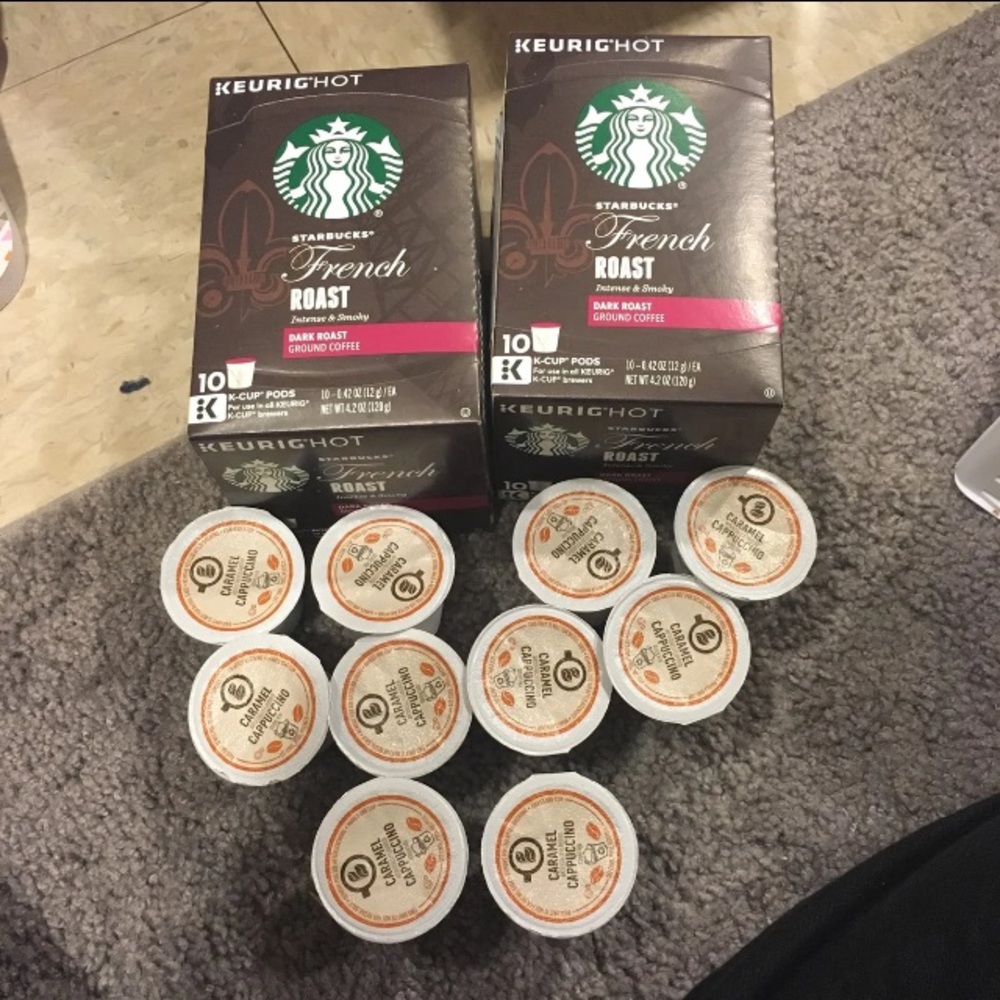 Starbucks K Cup Pods Keurig Coffee
